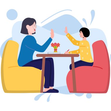 Saygıdeğer Anlar Ebeveynler ve Çocuklar Simgesi