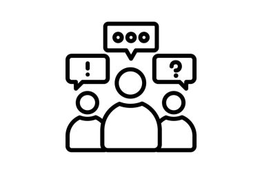 İnsan Kaynakları Vektör Hattı Simgesi Tanıtımı