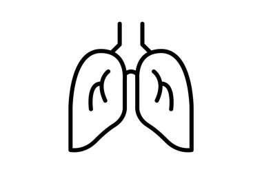 Akciğerler, Tedavi, Pulmoner Vektör Hattı Simgesi