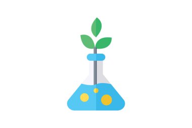 Matara, Bitki, Botanik, Yeşillik Vektörü Düz Simgesi