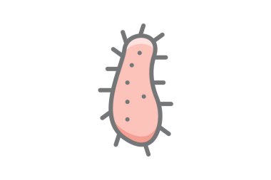 cute cartoon funny bacteria