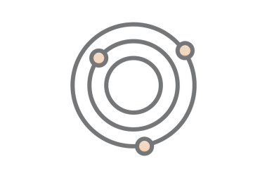 isolated planet design, vector illustration