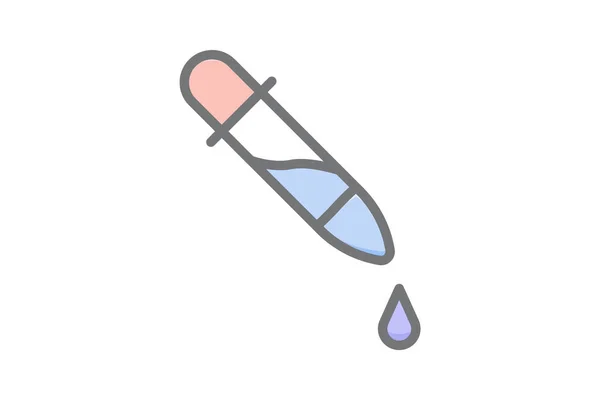 Dropper Awesome Line Icon — Stock vektor