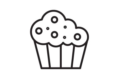 icon cream vector icon isolated on white background