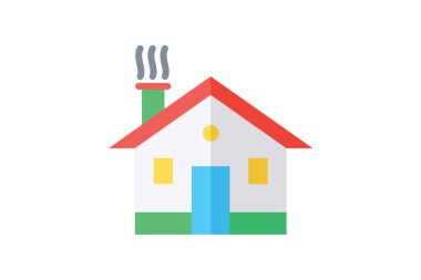 ev simgesi vektör illüstrasyonu