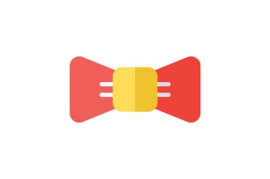 düğüm vektörü düz renk simgesi