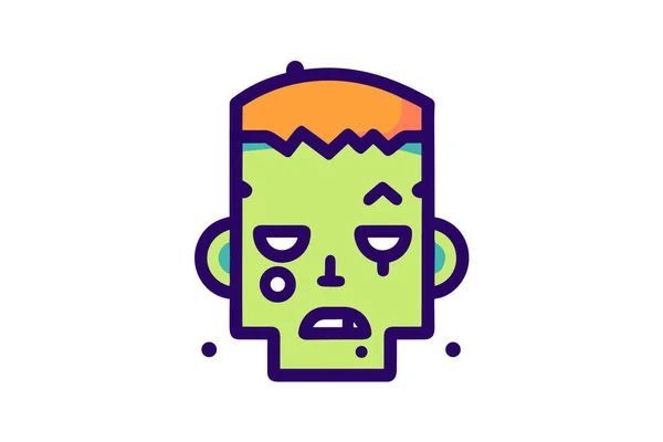 Faim Éternelle Icône Zombie — Image vectorielle