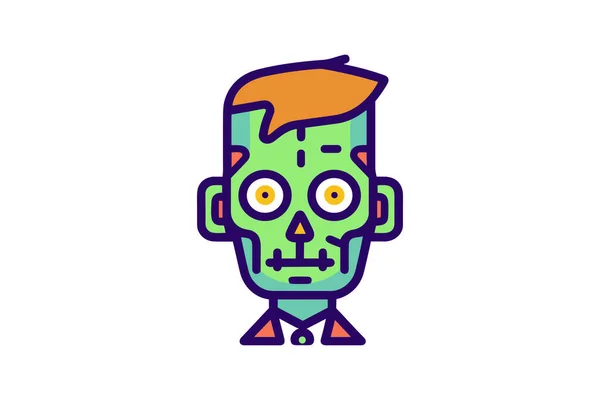 Apocalypse Zombie Icône Zombie — Image vectorielle