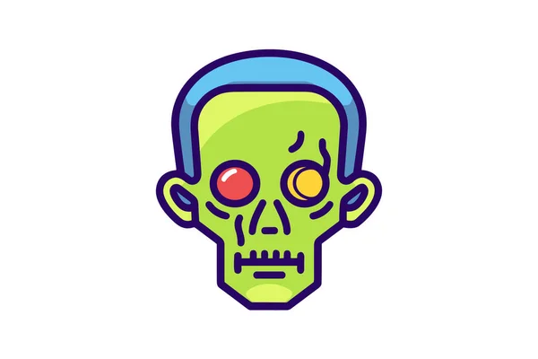 Brote Zombie Zombie Icon — Vector de stock