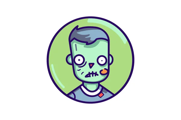 Zombie Nightmare Zombie Icon — стоковый вектор