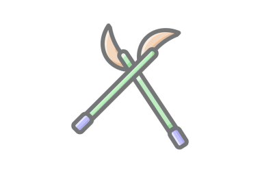 Canlı Lopper, araç Vektörü Muhteşem Doldur Simgesi