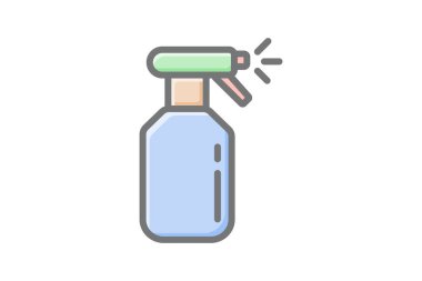 Fonksiyonel Sprey Şişe Vektörü Muhteşem Doldur Simgesi