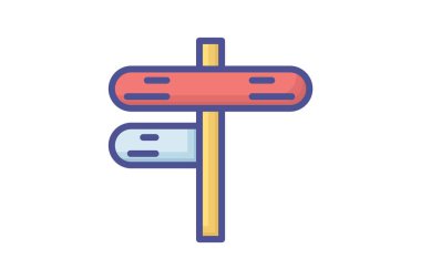 Yol Vektör Satırı Simgesinde Yönlendiriliyor