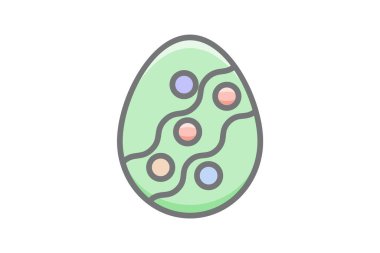 Süslü Yumurta, Paskalya Vektörü Muhteşem Simge