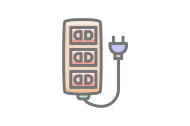 Güç Arzı, Voltaj, Geçerli Vektör Muhteşem Simgesi