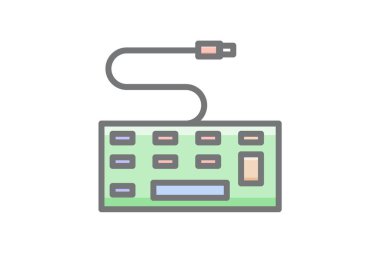 Klavye, Daktilo, Girdi Aygıtı, Vektör Muhteşem Simgesi