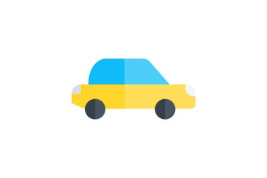 Otomobil, Araba, Otomatik Vektör Düz Simgesi