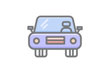 Arabadaki Adam, Sürücü, Dönüş Vektörü Muhteşem Doldur Simgesi