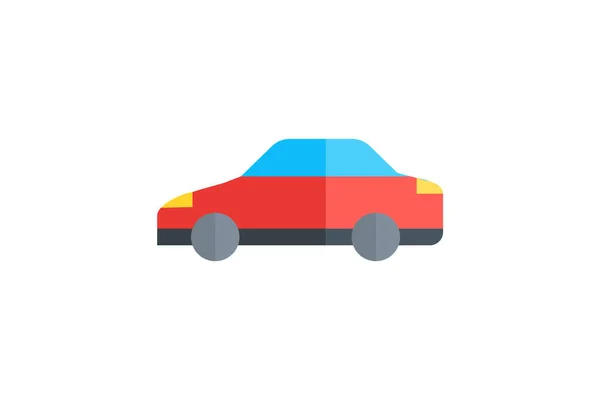 Polizeiauto Polizeifahrzeug Transportvektor Flat Icon — Stockvektor