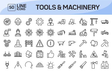 Araçlar ve Makine Satırı Simgeleri Vol 2 Paketi