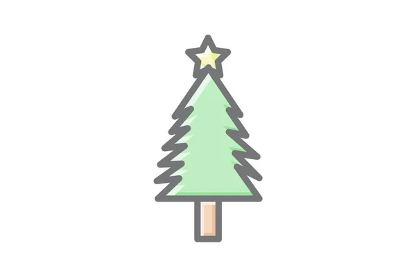 Regal Glow Christmas Icon — Stock Vector