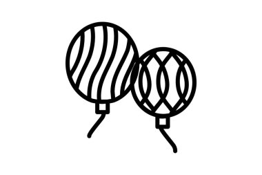 Göz alıcı Tatil Çizgisi Simgesi