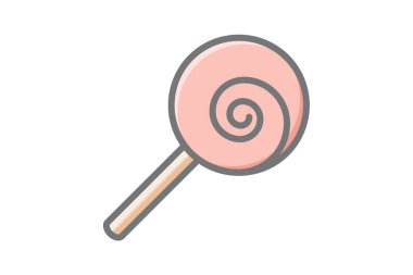 Şeker Eriği Zevk Vektörü Muhteşem Taslak Simgesi