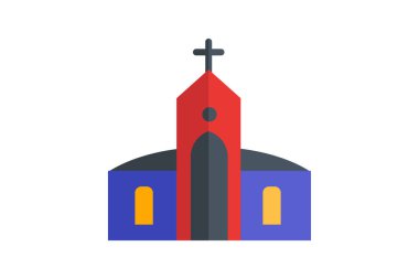 Saygıdeğer Noel Sığınağı Düz Simge