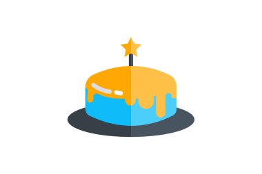 Enfes Noel Keki Düz Simgesi