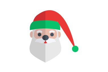 Büyüleyici Noel Baba Düz Simgesi