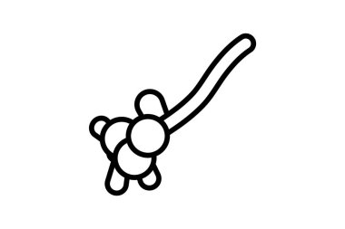 Göksel Noel Gözlük Çizgisi Simgesi