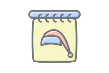 Takvim Muhteşem Çizgi Simgesi ile Kış Güzeli 'nde gezinmek