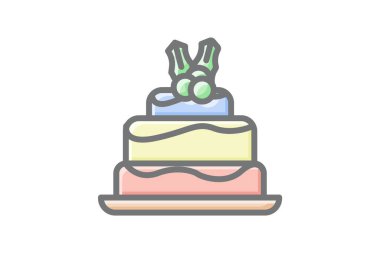 Görsel Pasta Ziyafeti Muhteşem Lineal Simgesi