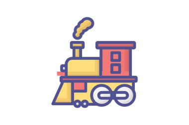 Taslak Simgesi Doldurulmuş Bir Tren Yolculuğuna Çıkmak