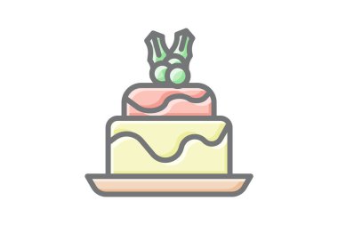 Enfes Pasta Muhteşem Çizgi Simgesi