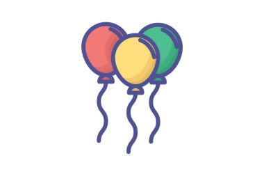 Canlı Balon Taslak Simgesi Dolduruldu