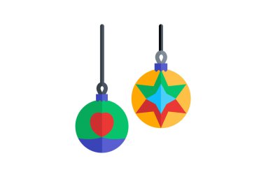 Noel Işıkları Işık Festivali Düz Simge