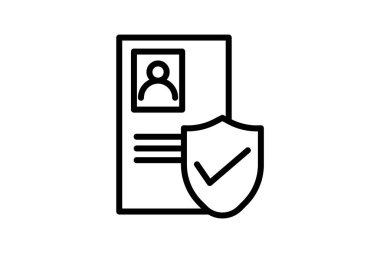 Bina, ofis tamamen düzenlenebilir vektör çizgisi simgesi