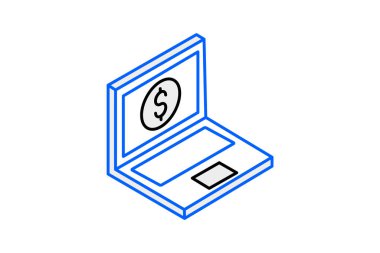 ePaySphere Dijital Aktarımlar İzometrik İkili Renk Simgesi