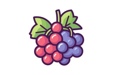 izole edilmiş böğürtlen vektör tasarımı