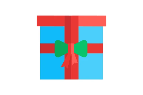 Heartwarming Christmas Gifts Flat Icon — Stock Vector