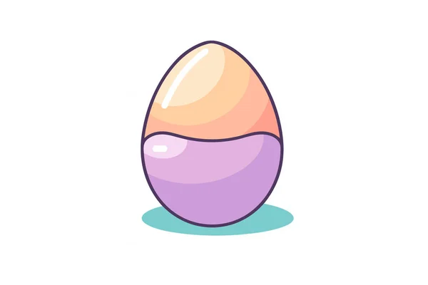 Icono Huevo Pascua Ilustración Vectorial — Vector de stock