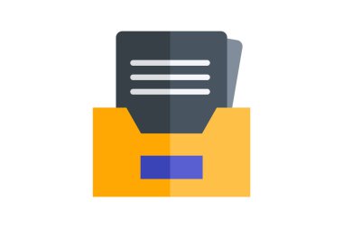 Dijital Katmanlar Düz Simgesinde Bilgi Düzenleniyor