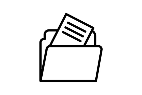 Иконка Flex Sort Folders Your Organizational Canvas Line — стоковый вектор