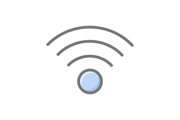 Wirelesslink Scatena Senza Soluzione Continuità Connettività Impressionante Icona — Vettoriale Stock