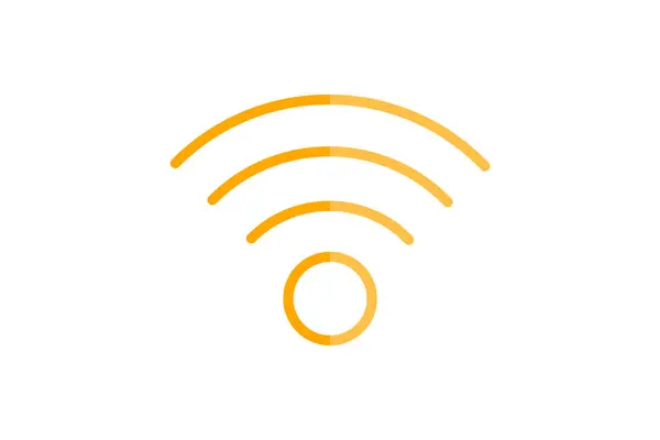 Wirelesslink Desatar Conectividad Sin Fisuras Icono Plano — Archivo Imágenes Vectoriales