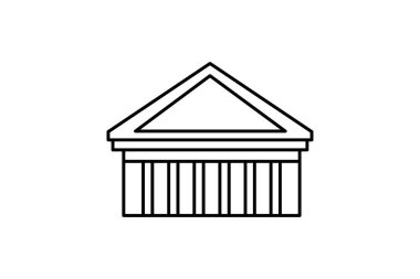 Çekim Hattı Simgesi Seyahat ve Tur Simgesi, Turizm Simgesi, Dünya Simgelerini Keşfeden