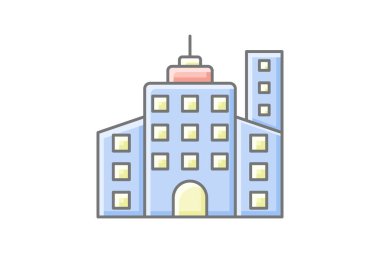 Şehir Manzarası Muhteşem Simge Seyahati ve Tur Simgesi, Turizm Simgesi, Dünya Simgelerini Keşfeden