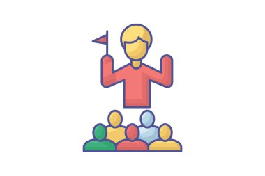 Yerel Kılavuz Doldurma Simgesi Seyahat ve Tur Simgesi, Turizm Simgesi, Dünya Simgelerini Keşfeden