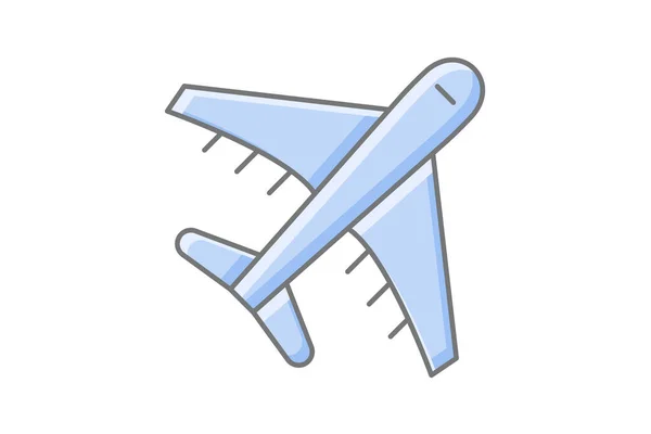 Flüge Ehrfürchtige Umrisse Ikone Reise Und Tour Ikone Tourismus Ikone — Stockvektor